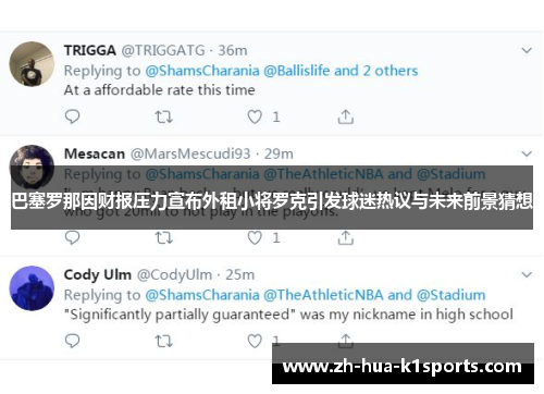 巴塞罗那因财报压力宣布外租小将罗克引发球迷热议与未来前景猜想 巴塞罗那因财报压力宣布外租小将罗克引发球迷热议与未来前景猜想